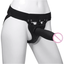 Страпон с вибрацией Doc Johnson Body Extensions Be Rique, 20х5 см: Для кого Унисекс