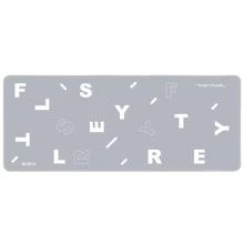 Игровая поверхность A4Tech FP75 (Silver): Материал Ткань