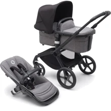 Универсальная коляска Bugaboo Fox 5 2 в 1 Black/Grey Melange (100052029) (без капюшона): Тип коляски Универсальная коляска (2-в-1)