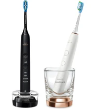Зубная щетка Набор из 2-х электрических зубных щеток Philips Sonicare DiamondClean 9000 Pink&Black HX9914/69: Тип Набор