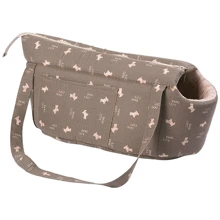 Сумка-переноска Flamingo Dogcity для собак и котов 40x25x23 см бежевая (510653): Производитель Flamingo