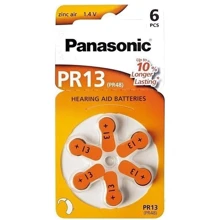 Panasonic ZA13 bat(1.4B) PR13 Zinc Air 6шт (6 PR-13/6LB): undefined undefined