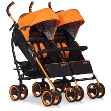 Прогулочная коляска для двойни EASY GO COMFORT DUO orange: Тип коляски прогулочная коляска