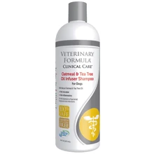 Шампунь Veterinary Formula Clinical Care Oatmeal&Tea Tree Oil Infuser Shampoo для собак, антимикробный и противовоспалительный, с овсяной мукой и маслом чайного дерева, 473 мл: Тип средства Шампуни