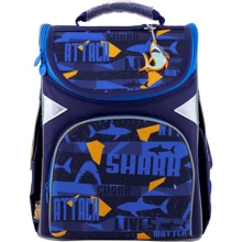 Рюкзак GoPack Education каркасный 5001-15 Shark go20-5001s-15: Возрастная группа от 6 до 10 лет