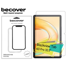 Аксессуар для планшетных ПК BeCover Tempered Glass Clear for Blackview Tab 60 Pro 10.1 (713130): Цвет прозрачный