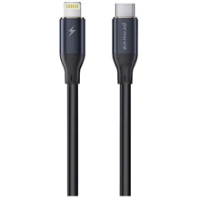 Кабель Proove Cable USB-C to Lightning PowerFull 30W 1m Black: Тип USB-C - Lightning