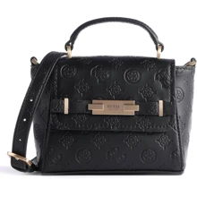 Жіноча сумка-сетчол Guess Bea Mini Top Handle Flap чорна (HWVS8132780-BLA): Стать Женский