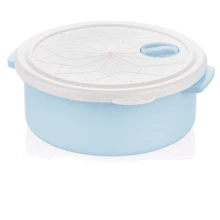 Емкость для хранения BAGER B White/Blue круглая 1.5 л (BG-419 B): Тип контейнер для хранения