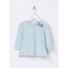 Лонгслив H&M 7Z3164582 86 см бирюзовый: Пол Девочка