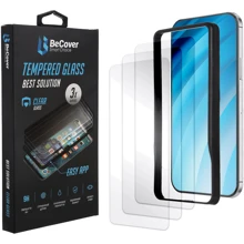 Аксесуар для смартфона BeCover Tempered Glass Premium Easy Installation 3 Pack for Xiaomi Redmi Note 9 / 10X (705483): Сумісність Xiaomi Redmi Note 9 / Redmi 10X / Note 9T / Note 9 5G