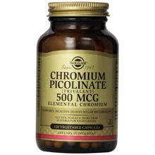 Solgar Chromium Picolinate 500 mcg 120 caps Хром пиколинат: Тип хром
