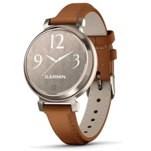 Смарт-часы Garmin Lily 2 Classic Cream Gold with Tan Leather Band (010-02839-02): Дисплей 1"x0.84" (25.4x21.3 мм) TFT (240x201 pixels)