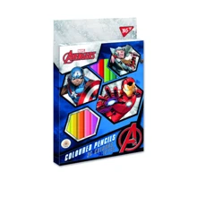 Олівці кольорові YES 18 шт 36 кольорів Marvel (290607): Тип Цветные