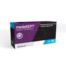 medaSEPT Nitrile black PF: Вид рукавички нітрилові