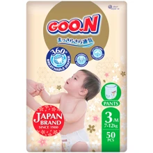 Трусики підгузники Goo.N Premium Soft M 7-12 кг 50 шт. (F1010101-156): Тип Подгузники-трусики