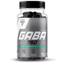Амінокислота для спорту Trec GABA 750 Гамма-аміномасляна кислота 60 capsules: Смак Без смаку