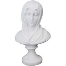 Фігура-бюст Maska Діва Марія з алебастру h-28см (395-0472): Виробник Maska