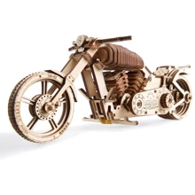 Механічний 3D пазл UGEARS "Байк VM-02" (70051): Вид гонки, машини, мотоцикли