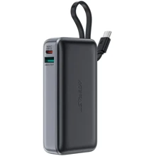 Зовнішній акумулятор Acefast Power Bank 10000mAh M7 30W Black: Ємність батареї, мАг 10000