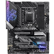 MSI MPG Z590 GAMING CARBON WIFI: Оперативная память 4xDDR4 5333 МГц, до 128 ГБ