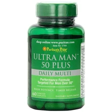 Puritan's Pride Ultra Vita Man 50 Plus 60 Caplets: Форма выпуска Капсулы