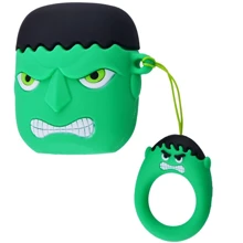 Чехол для наушников TPU Case Marvel & DC Hulk Green for Apple AirPods: undefined undefined