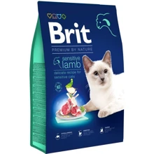 Сухой корм Brit Premium by Nature Cat Sensitive для кошек с чувствительным пищеварением с ягненком 8 кг (8595602553266): Тип Сухой корм