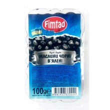 Маслини FIMTAD чорні в'ялені Siyah Zeytin 100 г (8681957372444): Вага нетто 100 г
