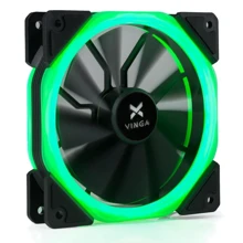 Кулер Vinga LED fan-02 green: Уровень шума, dB 22
