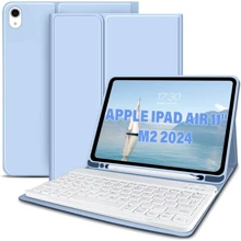 Аксессуар для iPad BeCover Case Smart Keyboard Light Blue for iPad Air (2020-2025) (711397): Цвет голубой