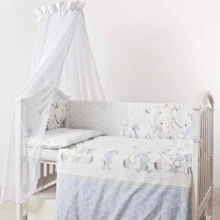 Постельный комплект 6 эл. Twins Eco Line New 4091-E-026, Best friend grey, серый: Тип постельный комплект