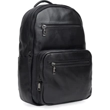 Чоловічий рюкзак Borsa Leather чорний (K12626-black): Стать Мужской