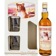 Віскі Scottish Collie, 0.7л 40% + 2 склянки (PLK91128841118): Об'єм, л 0.7