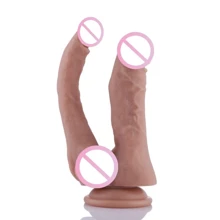 Двойной фаллоимитатор-насадка Hismith 9.8" Double Penetrator Silicone Dildo: Назначение Для двойного проникновения