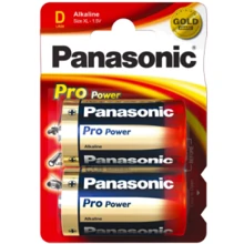 Батарейка Panasonic PRO POWER D BLI 2 ALKALINE (LR20XEG / 2BP): Тип батарейка D