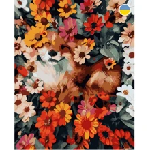 Картина по номерам Origami Лисичка в цветах 40x50 см LW3099: Производитель Origami