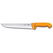 Victorinox Swibo Butcher 24см з жовт. ручкою (58431.24): Лезо нержавіюча сталь