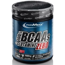 Аминокислота для спорта IronMaxx 100% BCAAs + Glutamine Zero 500 g /33 servings/ Cherry: Вкус Вишня