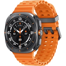 Смарт-часы Samsung Galaxy Watch Ultra 47mm LTE Titanium Grey with Orange Marine Band (SM-L705FDAA): Дисплей 1.5" Super AMOLED (480х480)