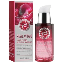Enough Real Vita 8 Complex Pro Bright Up Ampoule Сыворотка для лица Витамины 30 ml: Пол Для женщин