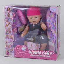 Пупс Warm Baby WZJ 057 A-582 10 функций, с аксессуарами: Производитель Warm Baby