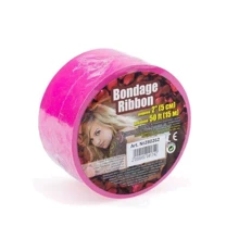 Стрічка для бондажа BONDAGE RIBBON PINK (15 м): Виробник sLash