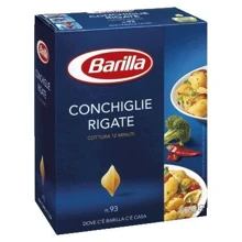 Макарони Barilla Barilla №93 Conchiglie Rigate 500 г (WT00146): Вага нетто 500 г