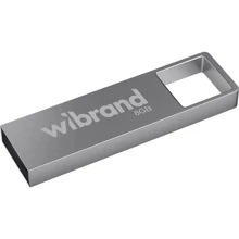 USB-флешка Wibrand 8Gb Shark USB 2.0 Silver (WI2.0/SH8U4S): Стандарт USB USB 2.0