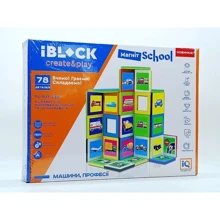 Конструктор магнитный Iblock 78 деталей Инструкция в электронном в виде с развивающими играми (PL-921-238): Количество деталей, шт. 78