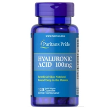 Puritan's Pride Hyaluronic Acid 100 mg Гіалуронова кислота 120 капс: Тип Гіалуронова кислота