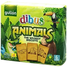 Печенье Gullon Dibus Animals 600 г: Вес нетто 600 г