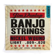 Струна для гитар Набор струн DUNLOP DJN0920 BANJO NICKEL LIGHT: Тип Комплект струн