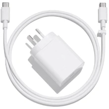 Зарядний пристрій Google USB-C Wall Charger Pixel 18W з USB-C Cable Clearly White (GA00724-EU): Особливості Быстрая зарядка, USB-C